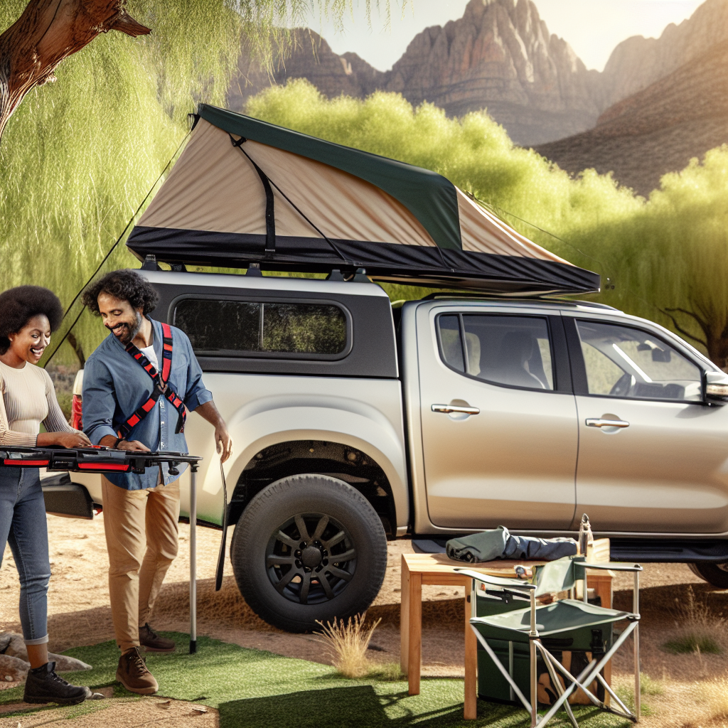 Couple engaging in overlanding with the Tune M1Lite topper