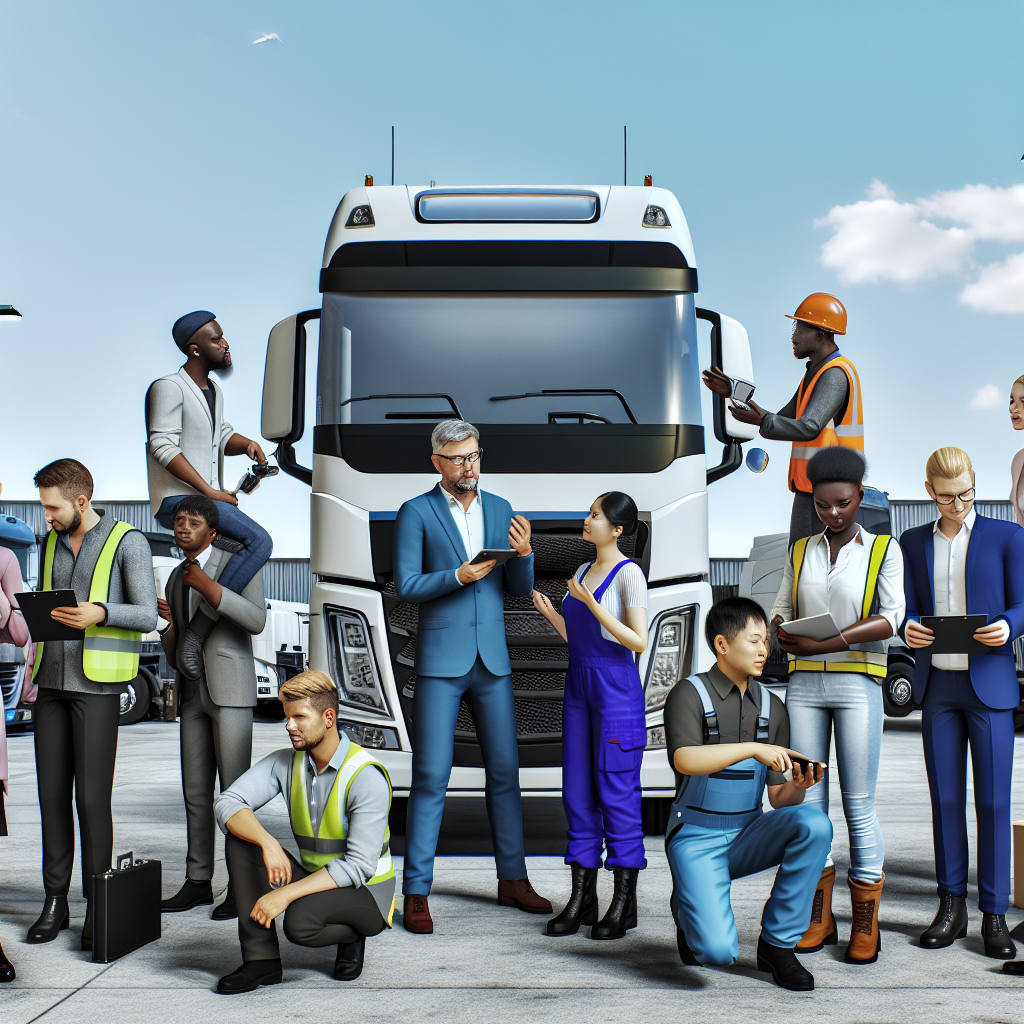 Diverse workforce in the trucking industry