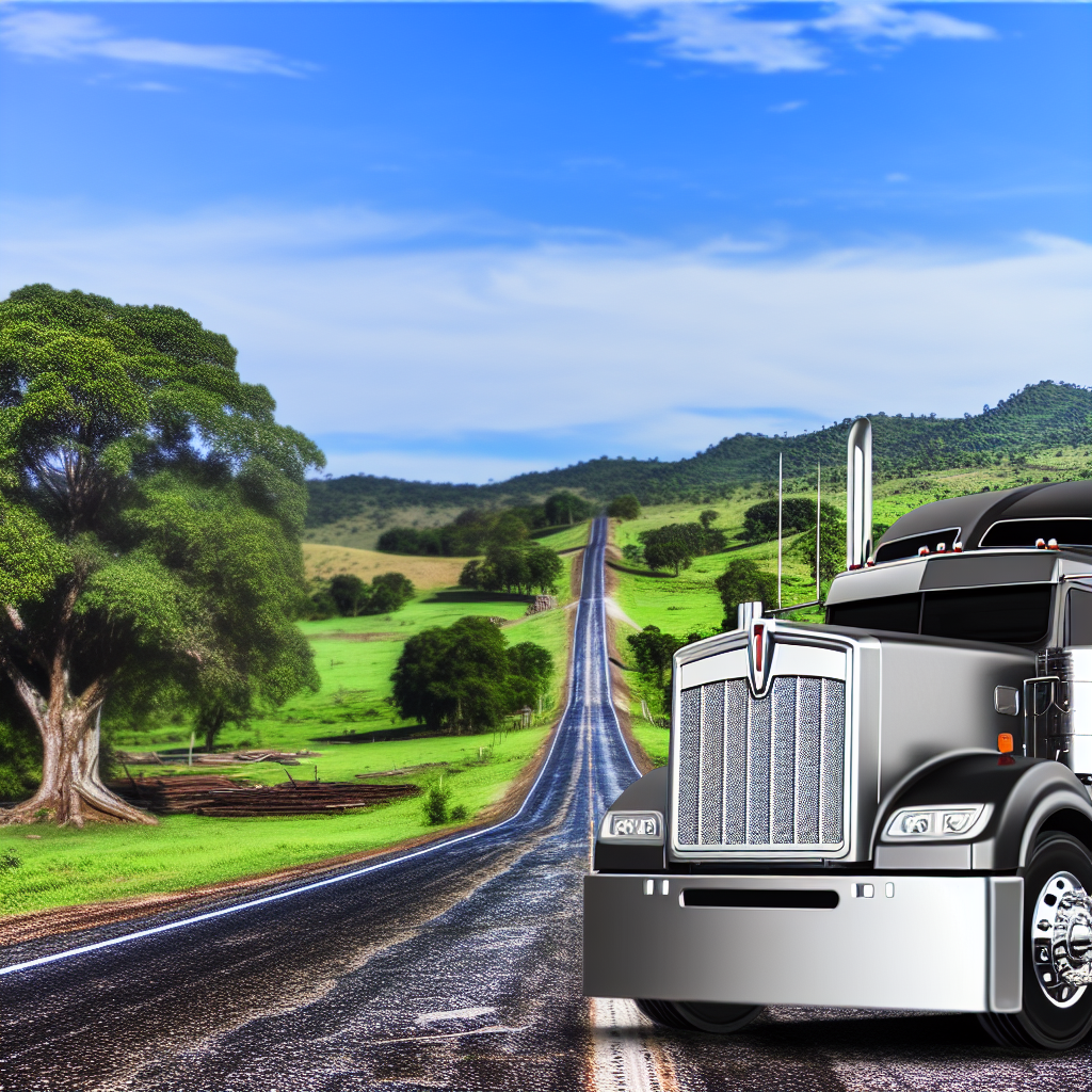 Kenworth Truck on Road