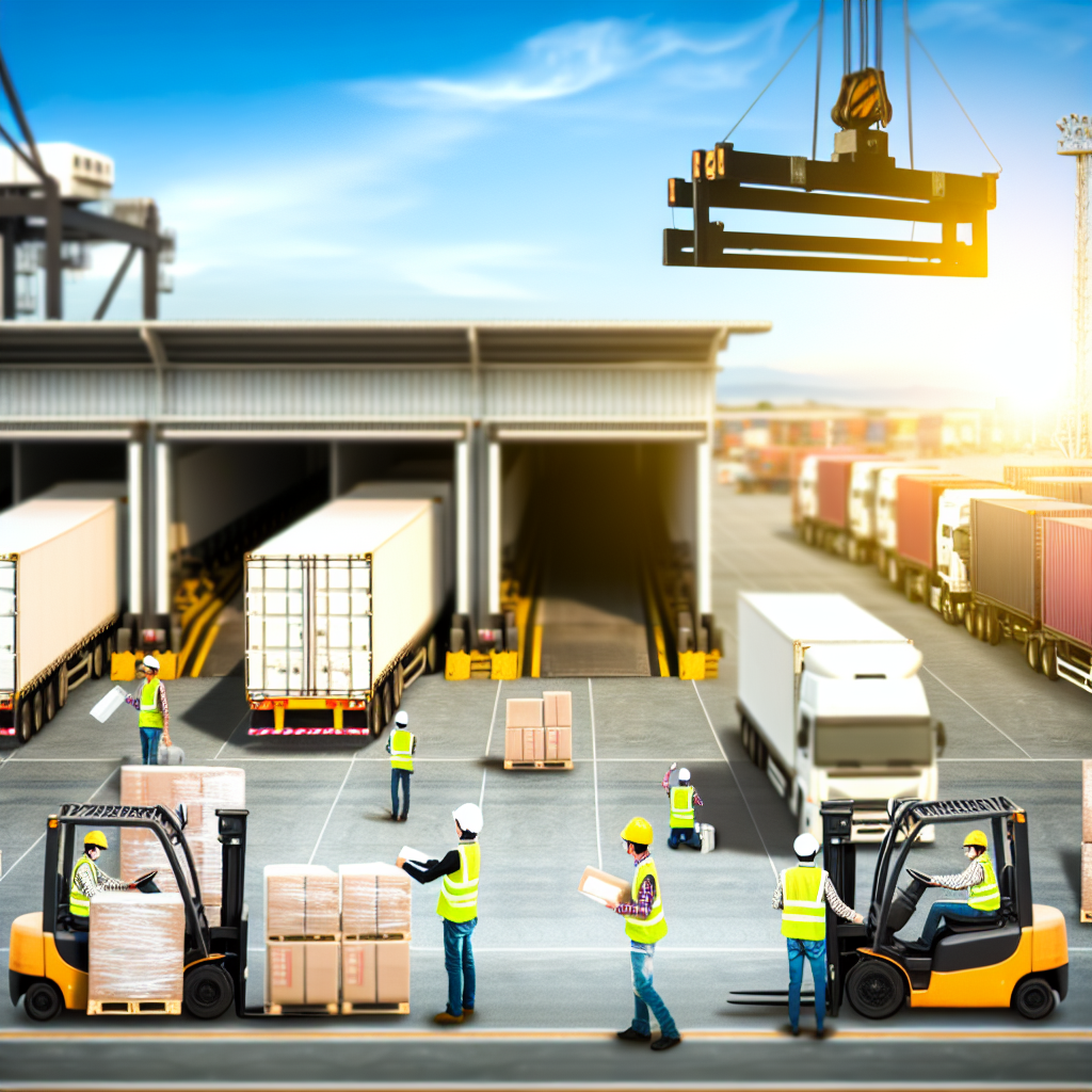 Logistics operations illustration