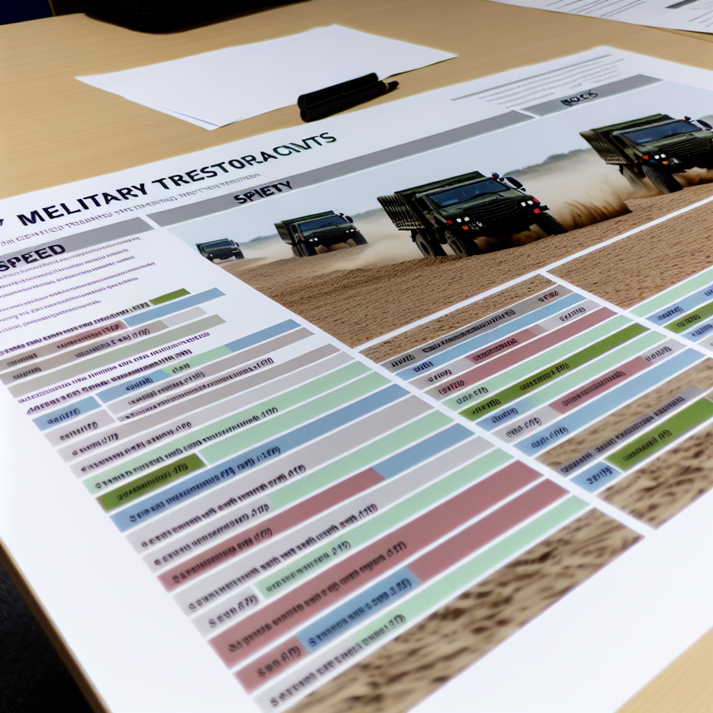 Testing Outcomes for Military Trucks