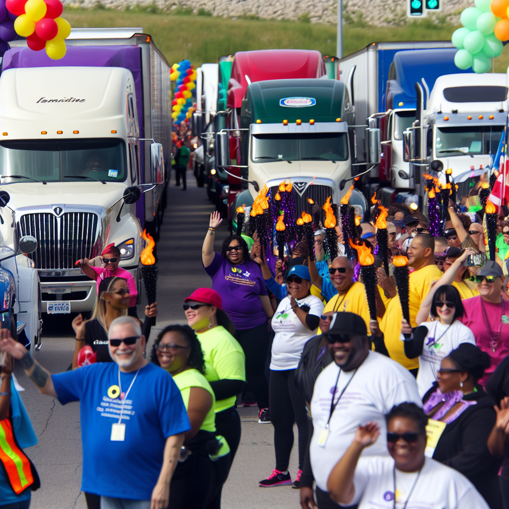 Torch Run Truck Ride