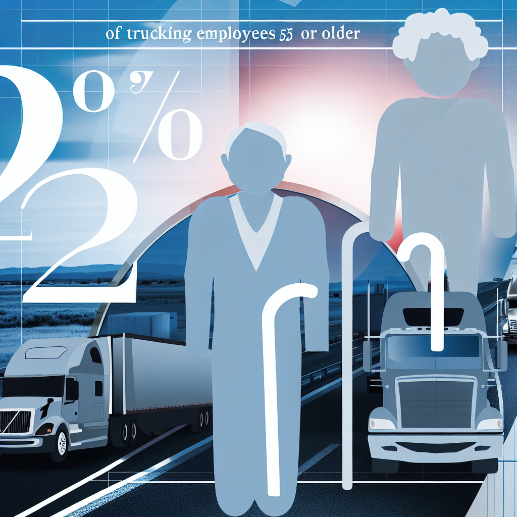 29% of trucking employees are 55 or older