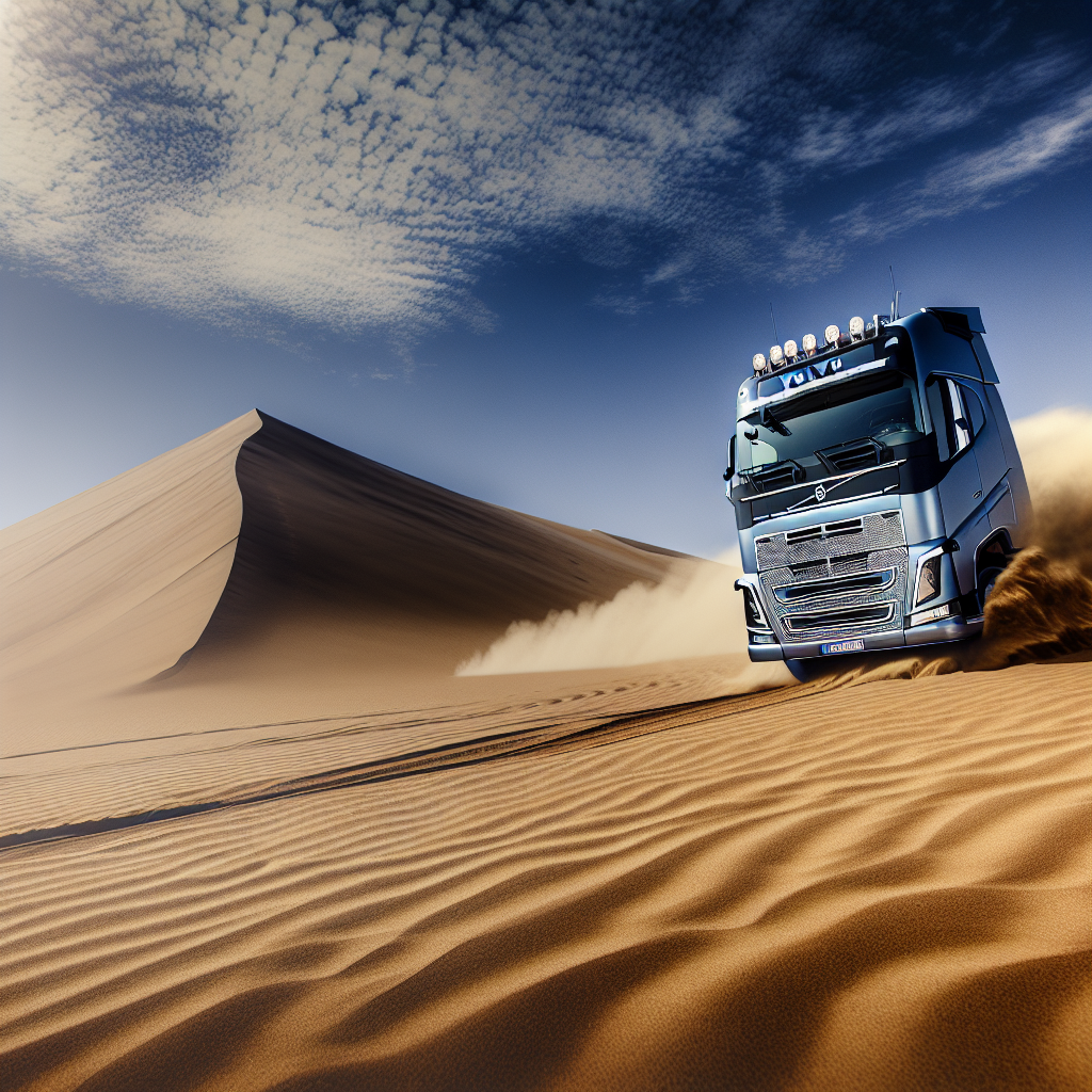 Volvo VNL Truck in Desert
