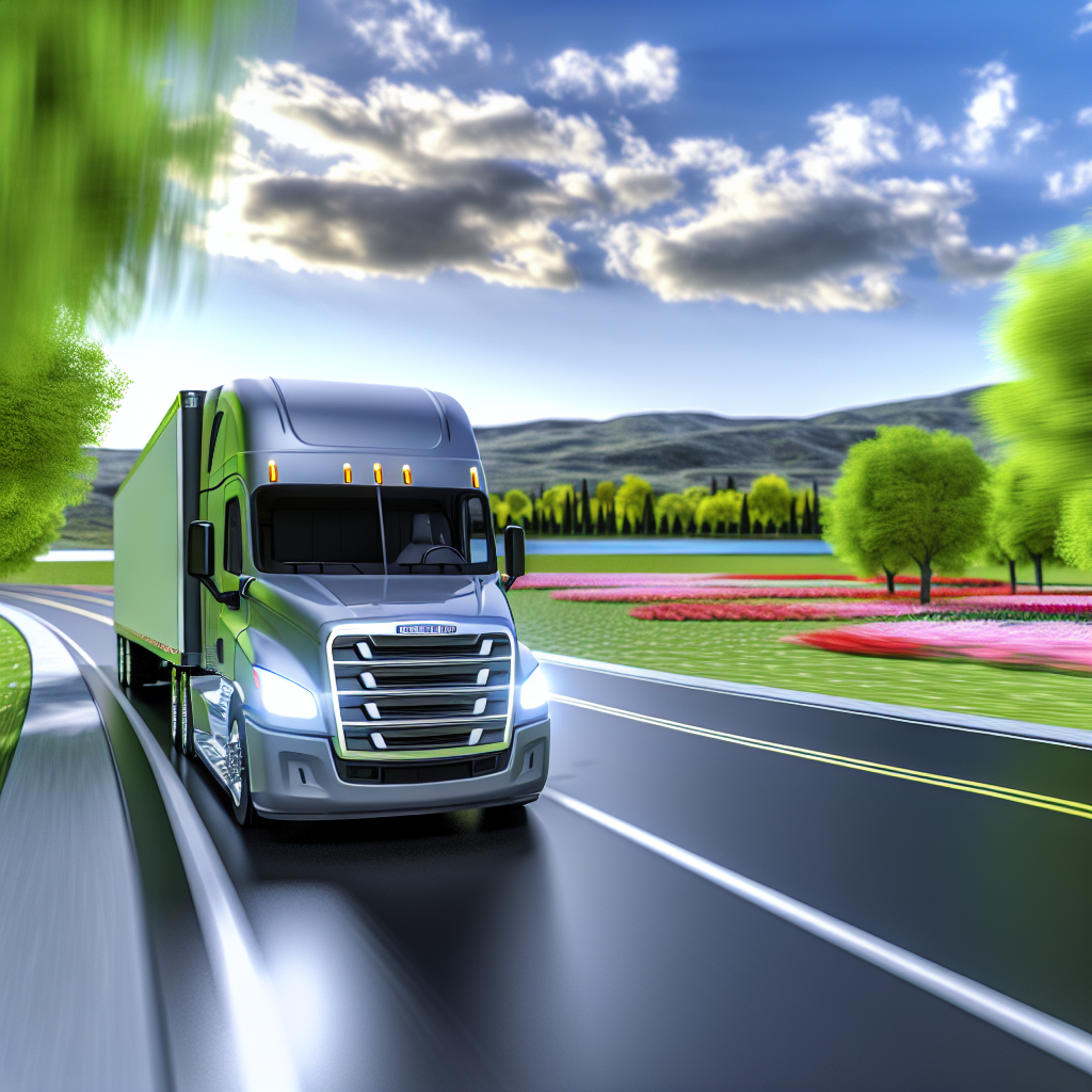 Electric Truck in Action