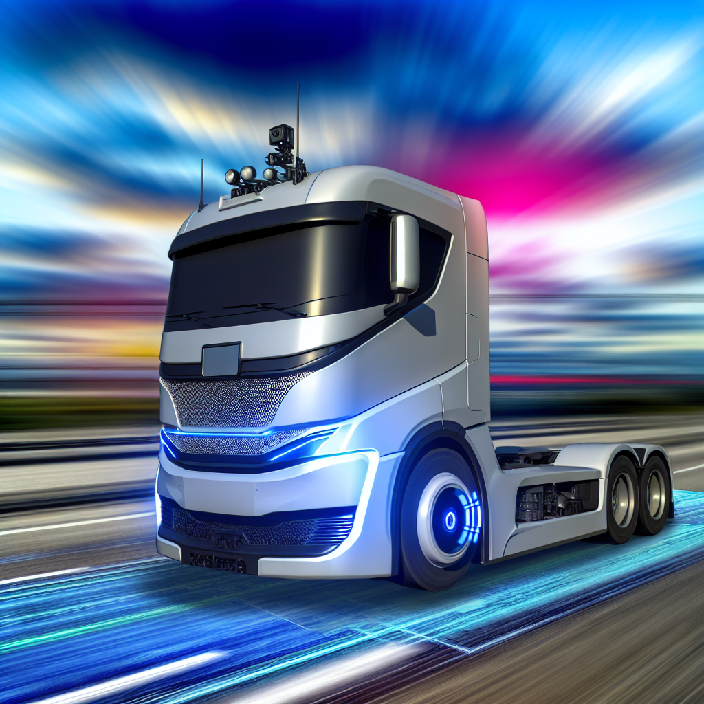 Titan Truck in Autonomous Driving Scenario