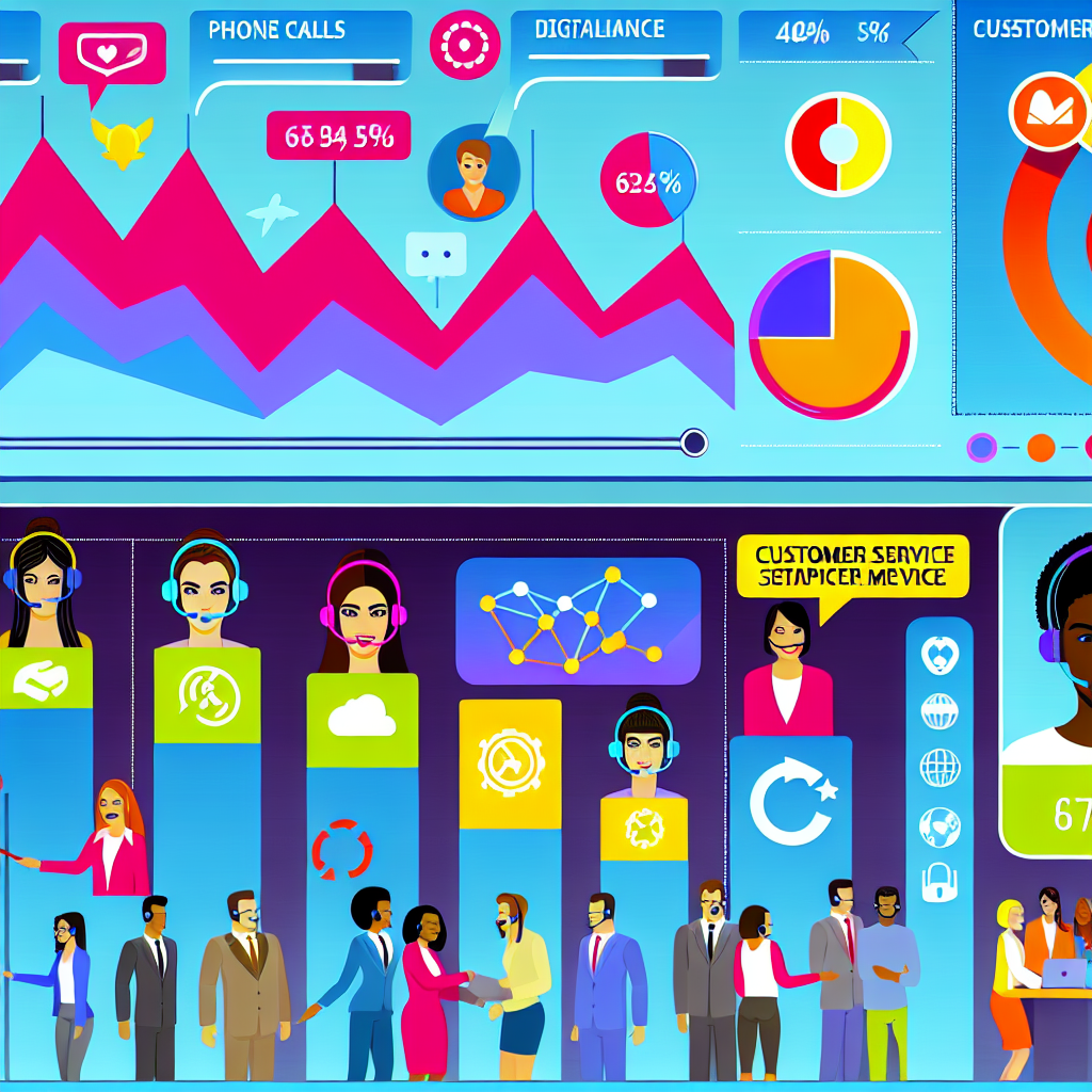 Illustration of Customer Service Metrics