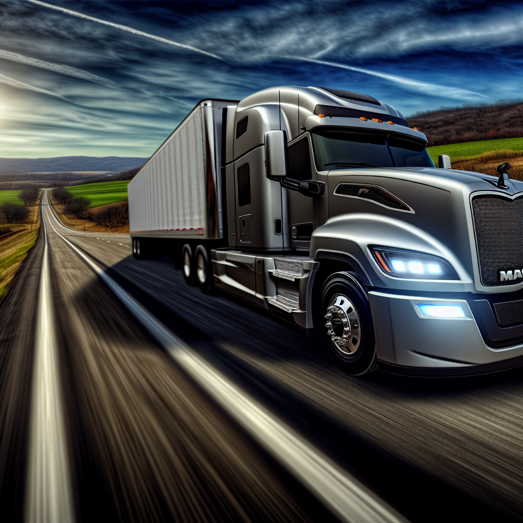 Mack Anthem Truck in Action