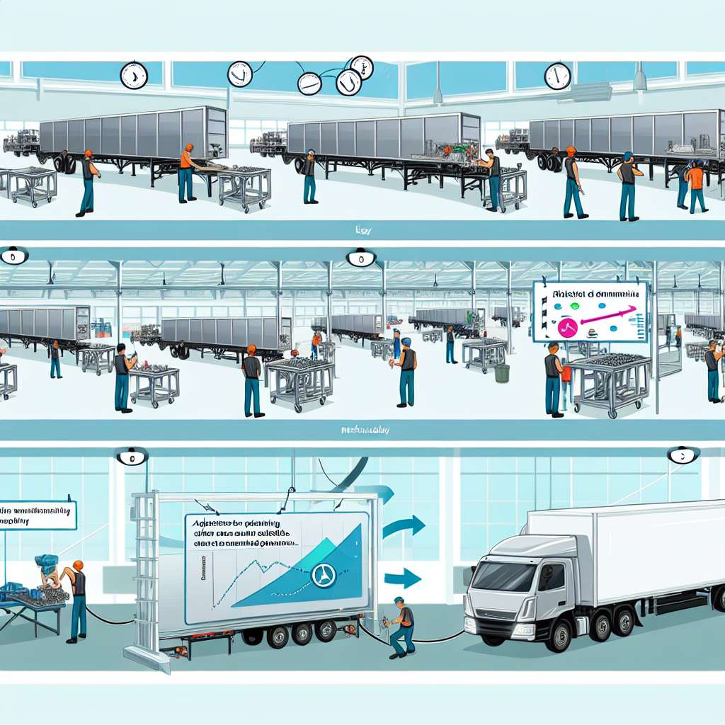 Visual representation of the trailer production process