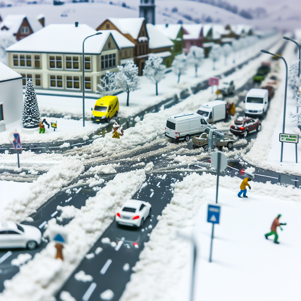 Severe winter weather impacting roads and transport