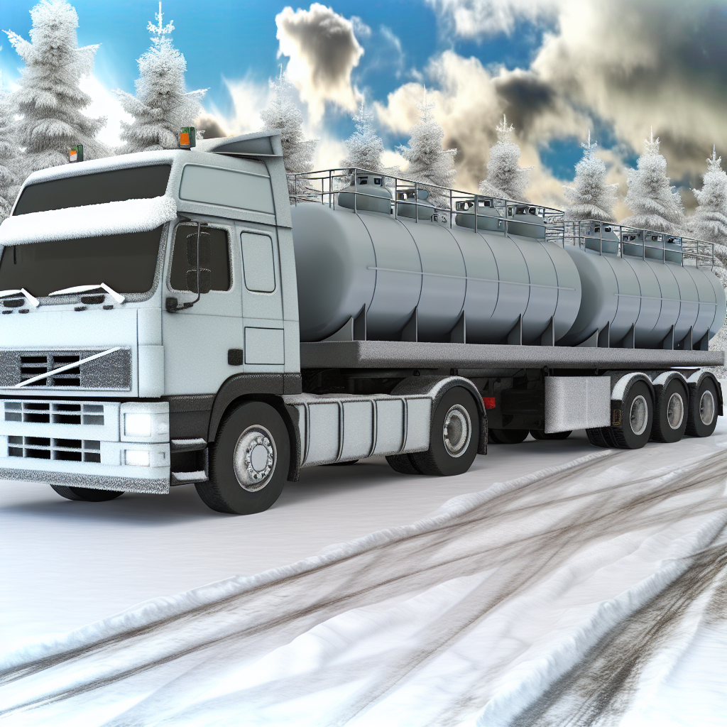 Image of a commercial vehicle transporting essential goods