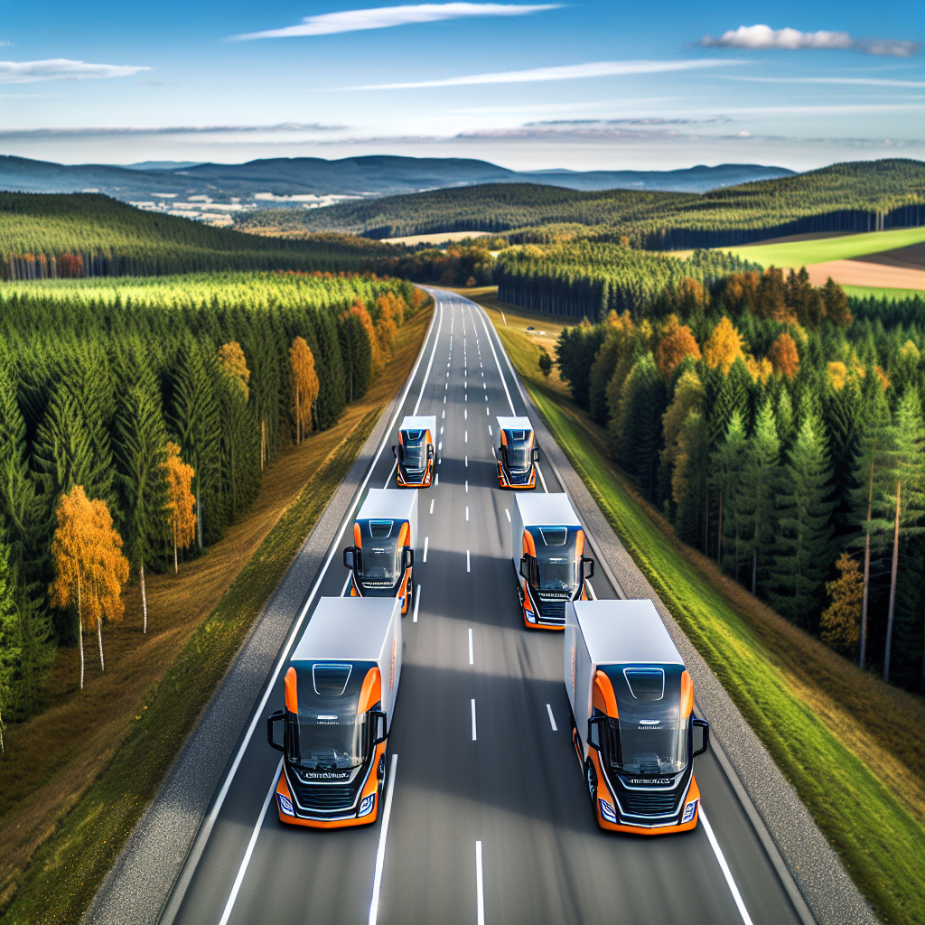 Schneider eCascadia trucks