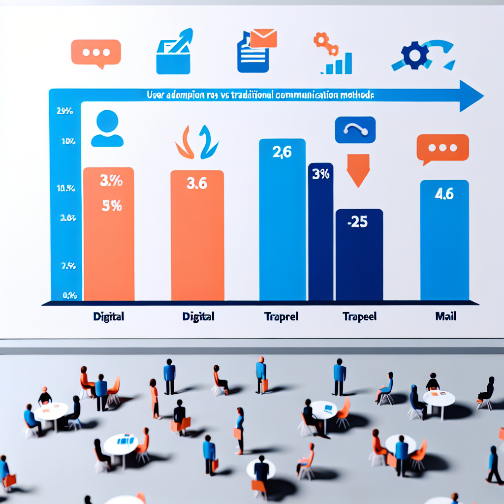User Adoption Rates of Digital Tools vs. Traditional Communication