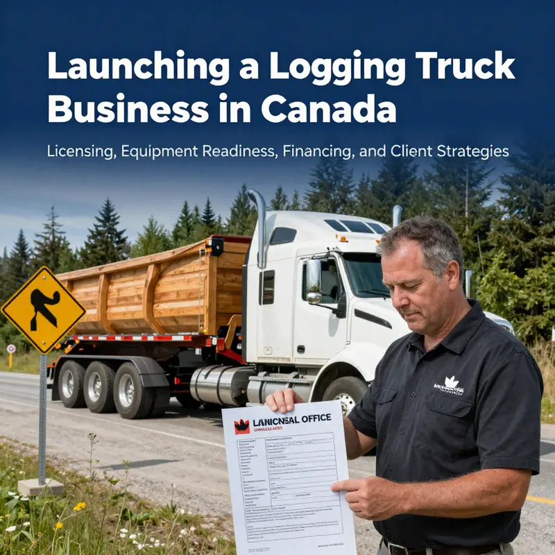 Licensing pathways and regulatory foundations for Canadian logging trucking.