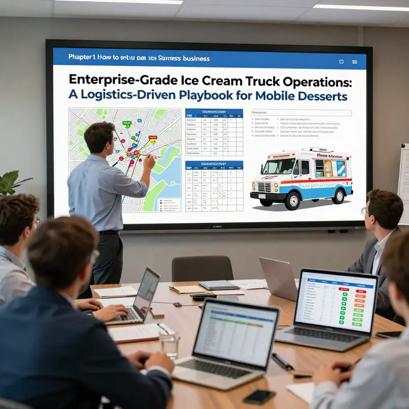 Strategic market analysis and business planning align ice cream truck concepts with enterprise fleet opportunities.
