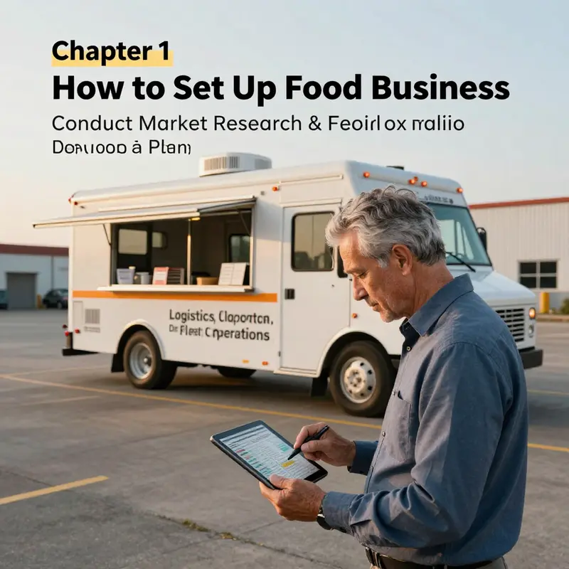 Market research informs the initial concept and plan for an enterprise-oriented food truck.