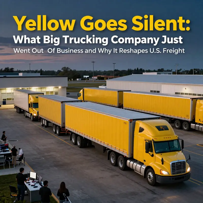 Overview of Yellow’s abrupt shutdown and its immediate operational impact