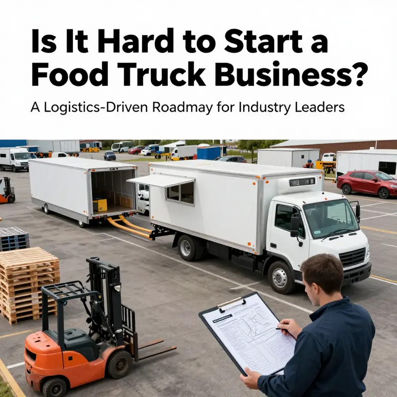 Logistics and operational challenges intersect with mobile food service, illustrating the need for integrated planning within a fleet context.