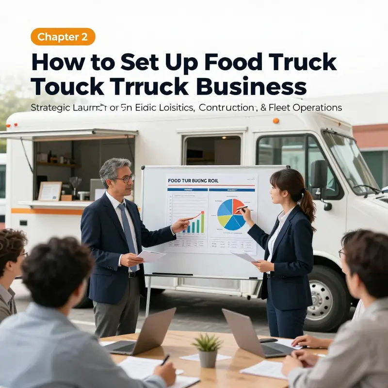 Market research informs the initial concept and plan for an enterprise-oriented food truck.