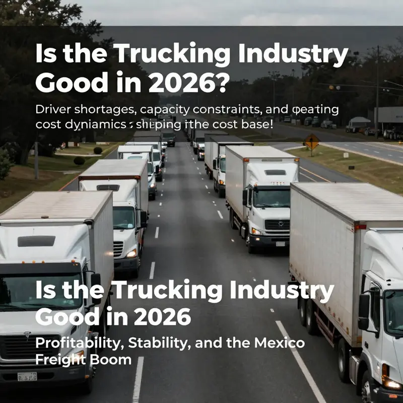 Profitability indicators and market health signal mixed prospects for U.S. trucking in 2026.