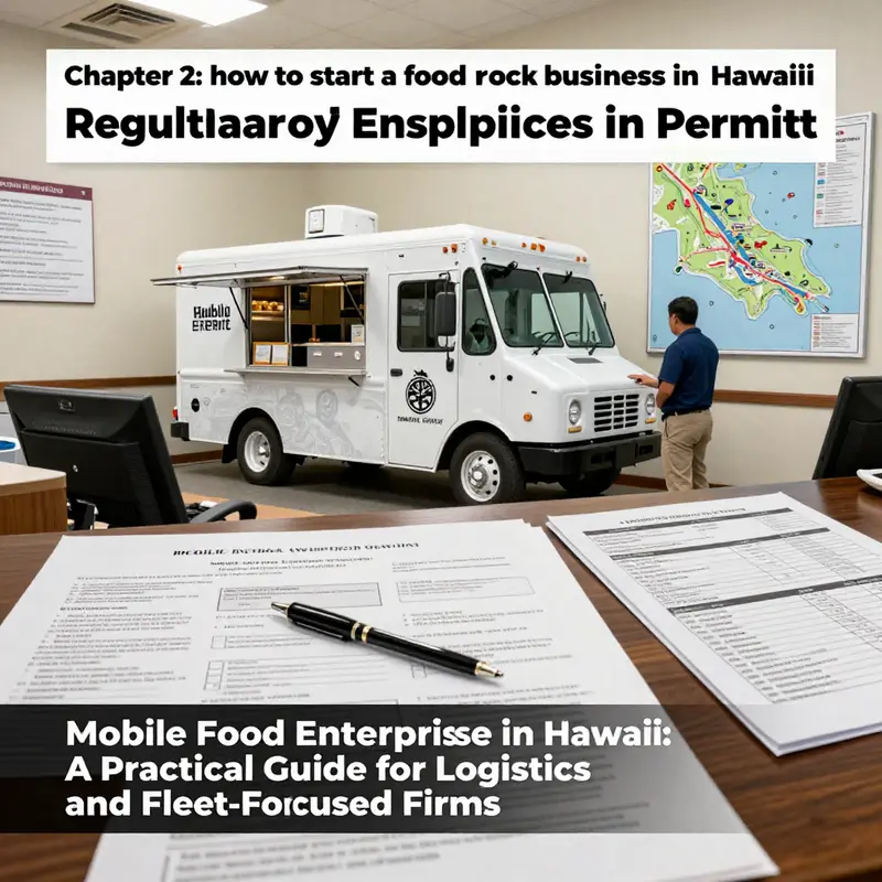 Concept and menu planning for a Hawaii mobile food operation aligned with local tastes and logistics flexibility.