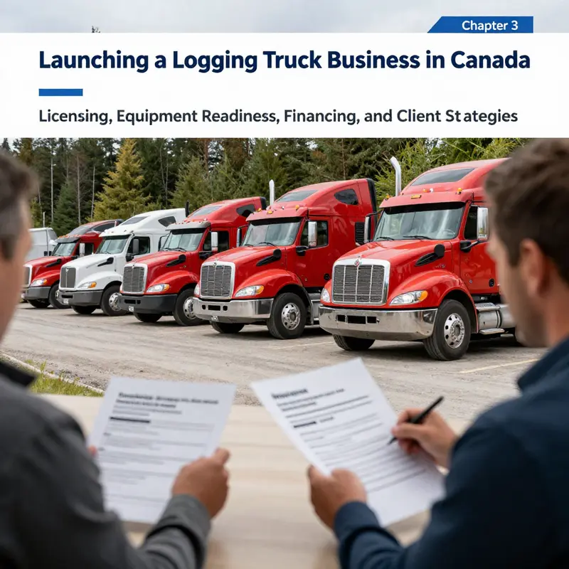 Licensing pathways and regulatory foundations for Canadian logging trucking.