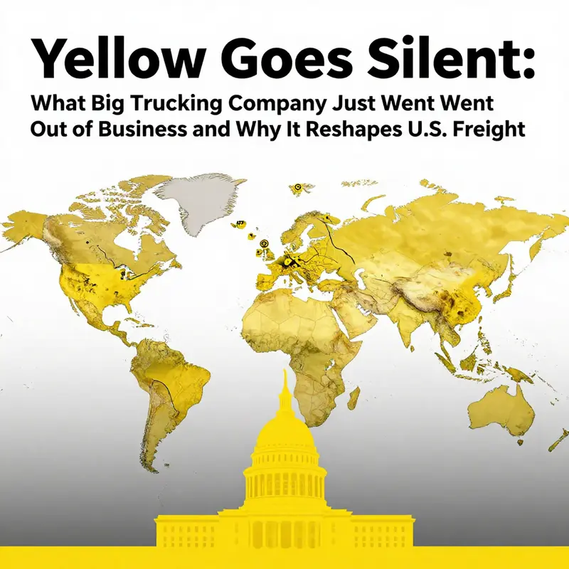 Overview of Yellow’s abrupt shutdown and its immediate operational impact