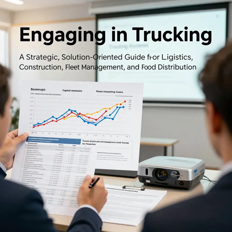 Executive leadership defines the trucking niche and strategic focus aligned to client industries.