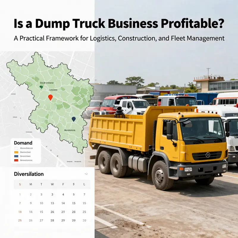 Cost structure and pricing discipline drive profitability in dump truck operations.
