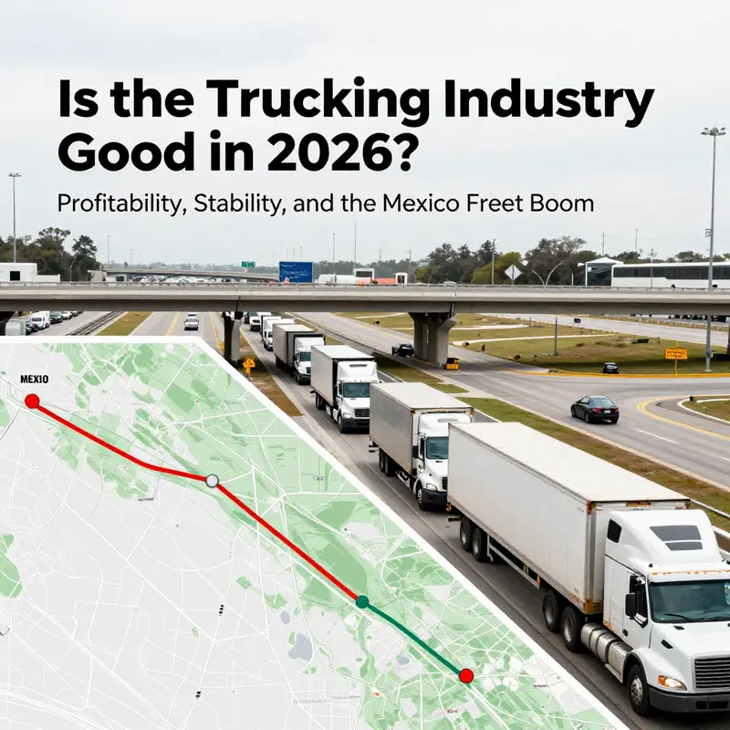 Profitability indicators and market health signal mixed prospects for U.S. trucking in 2026.