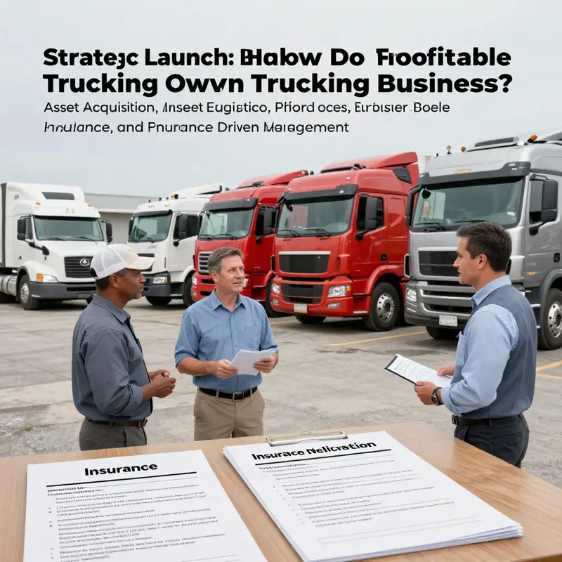 Strategic market analysis informs niche selection and positioning for a new trucking venture targeting logistics, construction, fleet management, and food distribution.