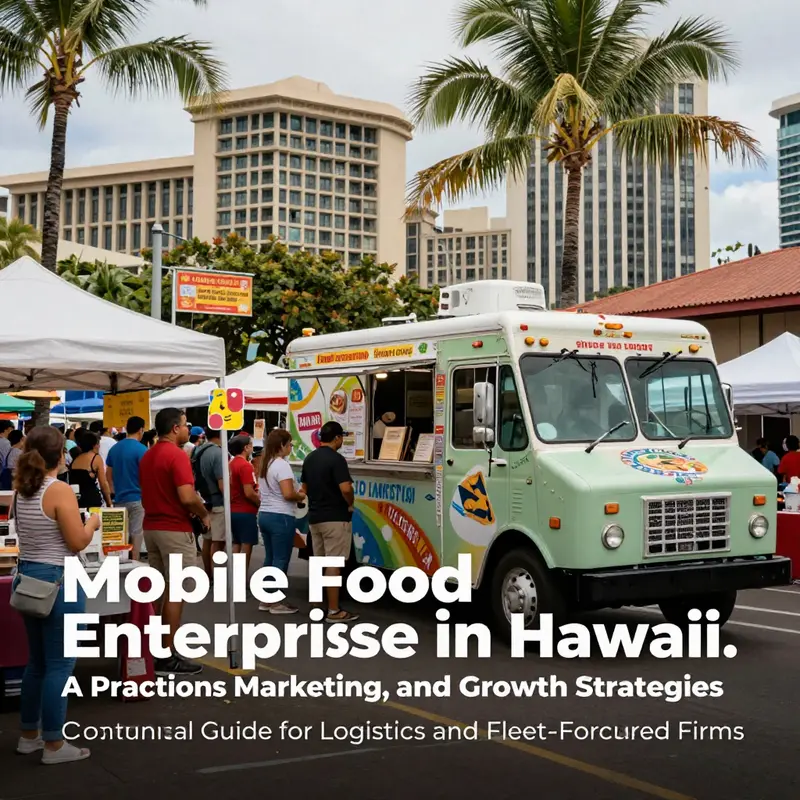 Concept and menu planning for a Hawaii mobile food operation aligned with local tastes and logistics flexibility.