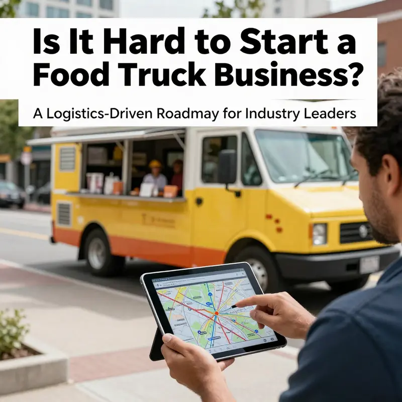 Logistics and operational challenges intersect with mobile food service, illustrating the need for integrated planning within a fleet context.