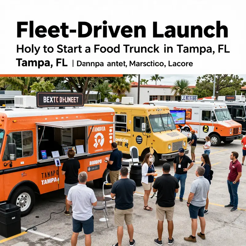 Regulatory foundations mapped for a fleet-aware Tampa mobile-food operation.
