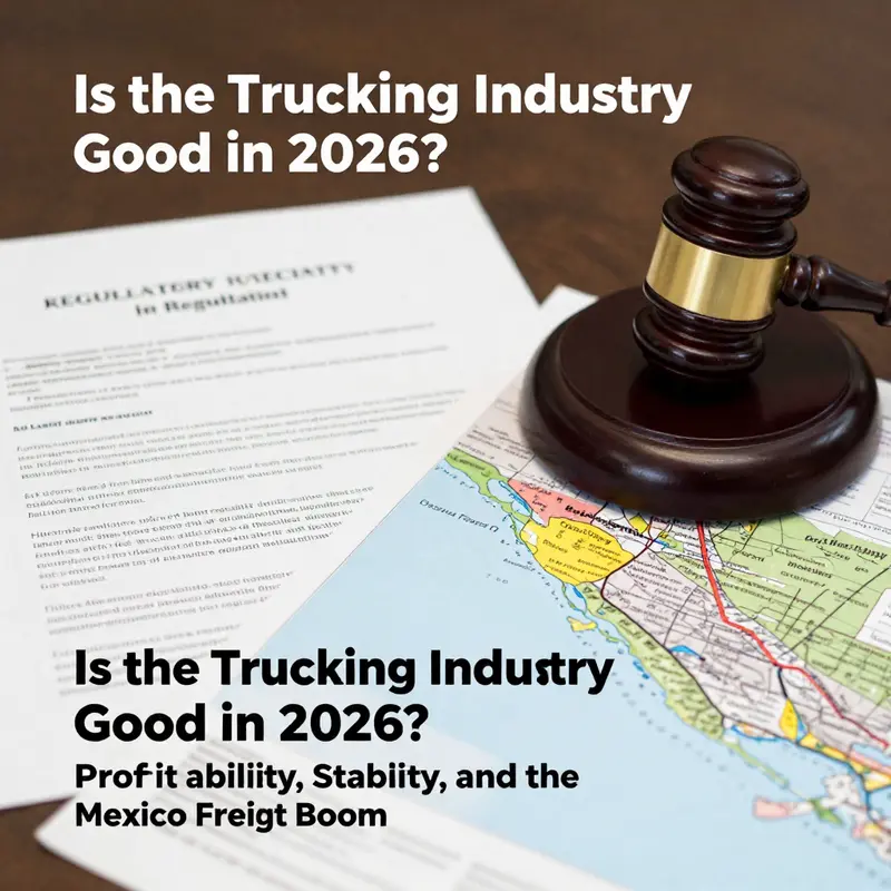 Profitability indicators and market health signal mixed prospects for U.S. trucking in 2026.
