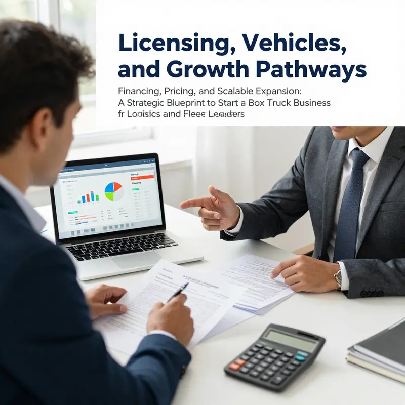 Key licensing and compliance steps to legally operate a box truck business.