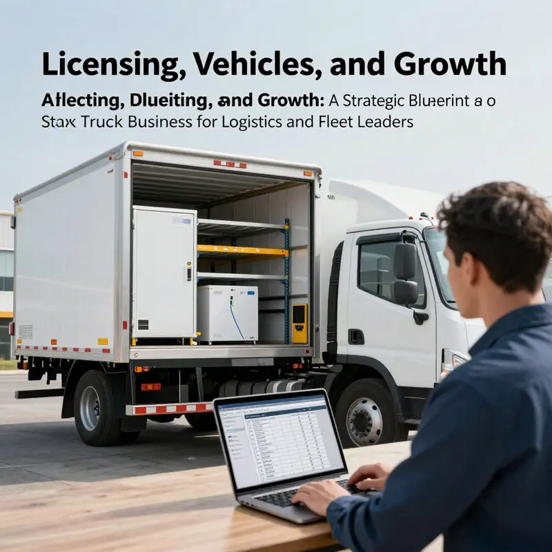 Key licensing and compliance steps to legally operate a box truck business.