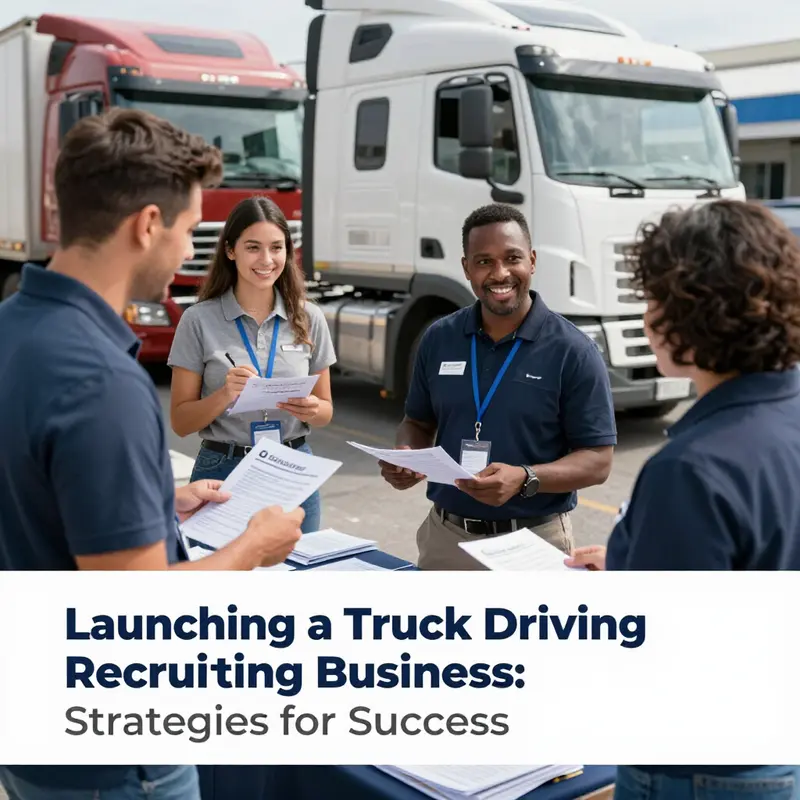 Market research chart highlighting the demand for truck drivers in various niches.