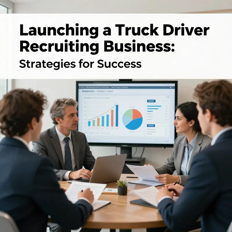 Market research chart highlighting the demand for truck drivers in various niches.