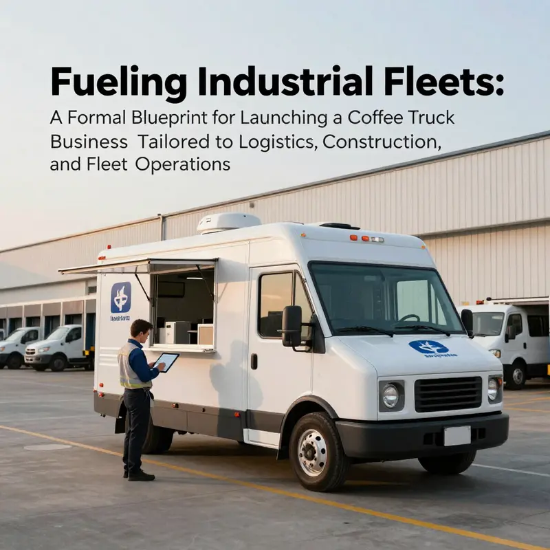 Market validation at industrial sites to align coffee services with fleet and construction operations.