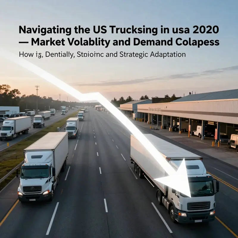 Idle trucking capacity amid a demand downturn highlights the volatility that defined 2020.