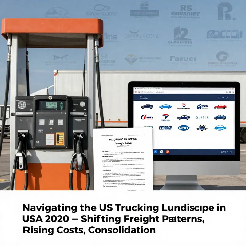Idle trucking capacity amid a demand downturn highlights the volatility that defined 2020.