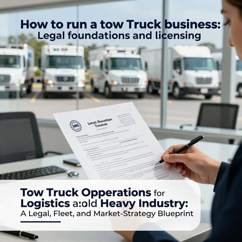 Licensing and regulatory review as the foundation of a compliant tow truck operation.