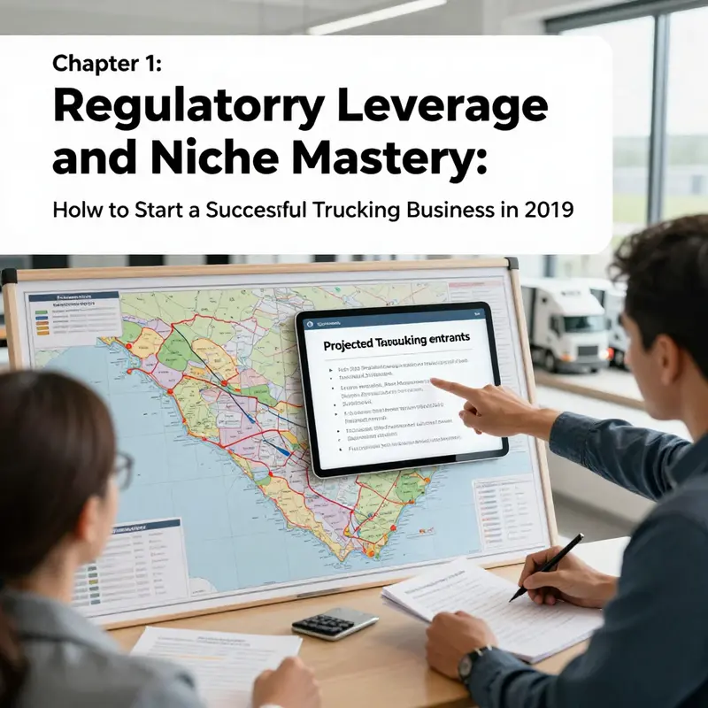 Deregulation-driven planning accelerates entry for trucking startups.