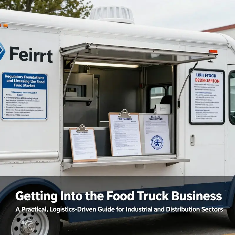 Regulatory foundations and licensing considerations established for enterprise entries into the food truck market.