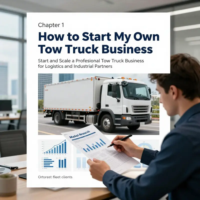 Market research and business planning for tow truck services targeting logistics and fleet customers.