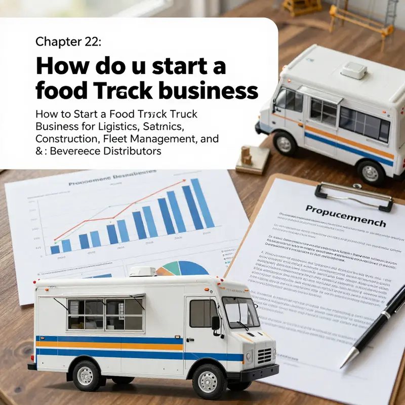 Strategic planning and regulatory groundwork that align a food truck concept with B2B markets.