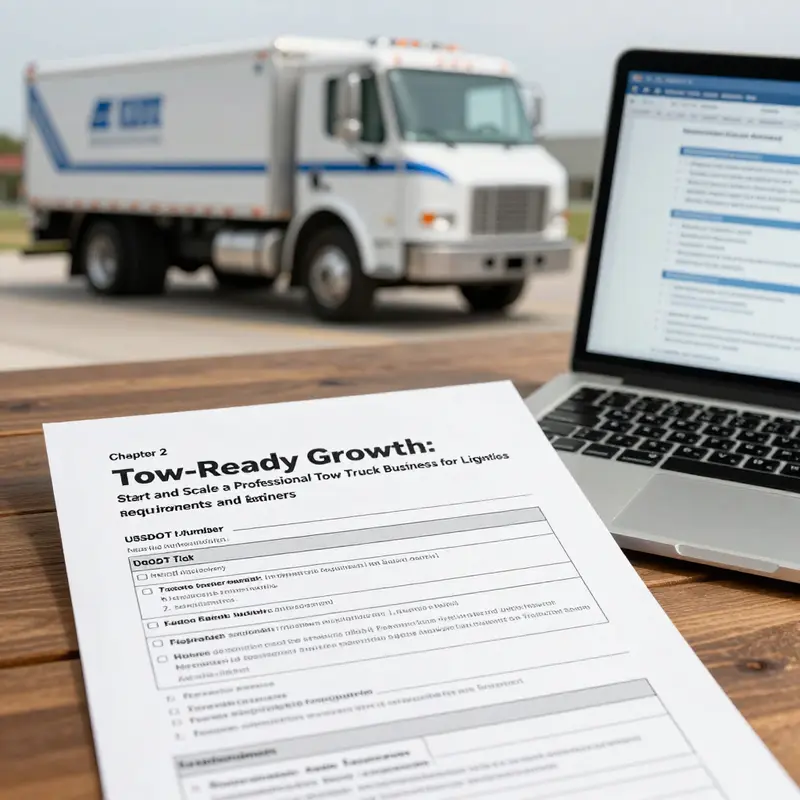 Market research and business planning for tow truck services targeting logistics and fleet customers.