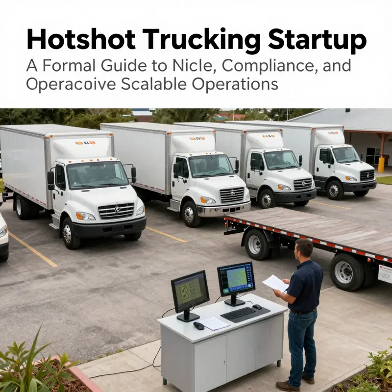 A niche-focused hotshot operation aligns with specific markets, illustrating targeted service and scalable model.