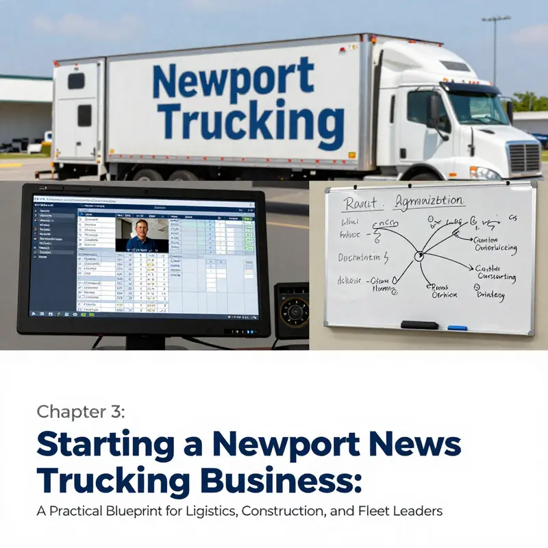 Planning the foundation: licenses, registration, and compliance for Newport News trucking startups.
